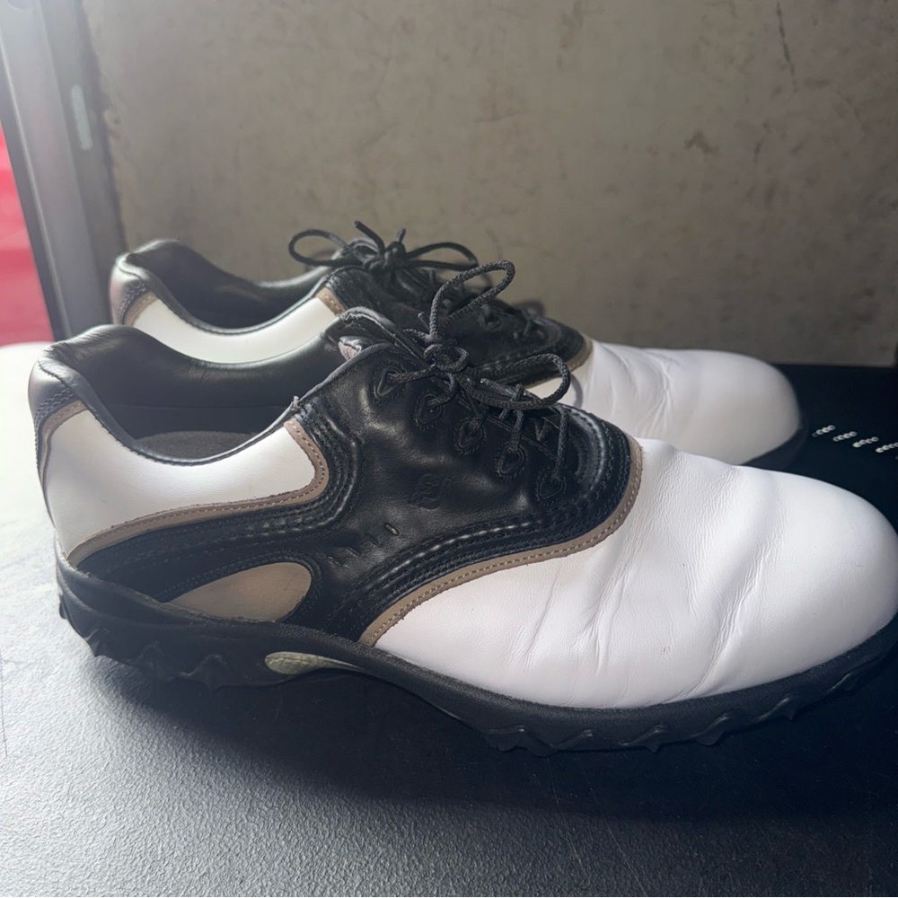 FootJoy Black and White Men's Oxfords